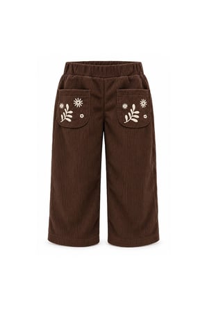Erkek Çocuk Takım Uzun Kollu Sweatshirt ve Fitilli Kadife Pantolon Set