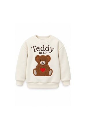 Erkek Çocuk Takım Uzun Kollu Sweatshirt ve Fitilli Kadife Pantolon Set