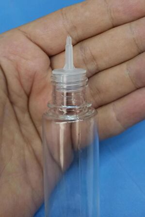 100 Adet 30 ml boş pet şişe İğne damlatma Uçlu tıpa Çocuk Kilitli Kapak Numune-likit-kolonya-parfüm-sıvı Gorilla benzeri 30 cc