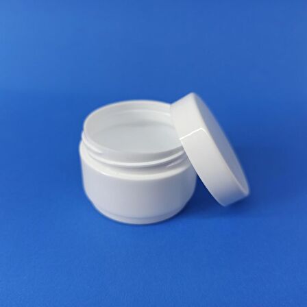 100 Adet Beyaz Renk mini 25 Ml Boş Pomat-krem-kozmetik-ambalaj-saklama Kutusu 25 cc Plastik Krem Kavanozu