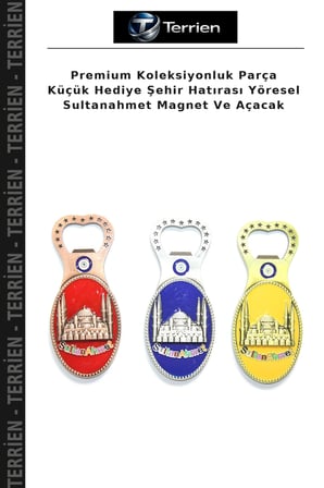 Premium Koleksiyonluk Parça Küçük Hediye Şehir Hatırası Yöresel Sultanahmet Magnet Ve Açacak