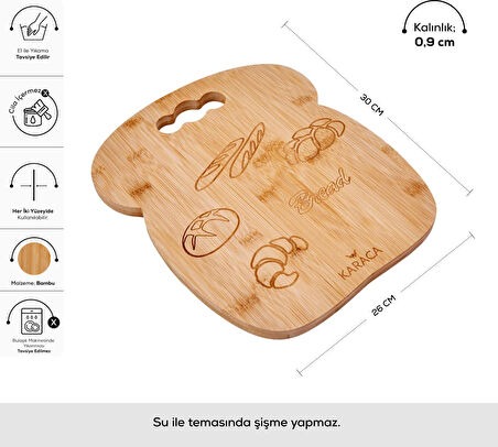 Karaca Bread Kesme Tahtası-M