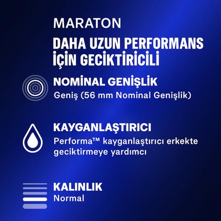 Durex Maraton 30'lu Geciktiricili Prezervatif