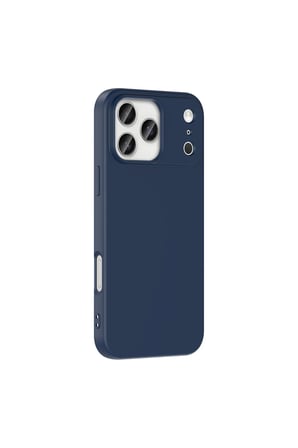 Gpack İphone 18 Pro Max Kılıf Mara Lansman Soft Silikon İçi Kadife Lacivert