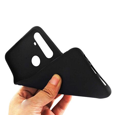 Gpack Realme 6i Kılıf Premier Silikon Esnek KorumaNano Glass