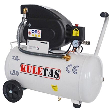 Kuletaş 50 Litre Yağlı Kompresör 2 Hp