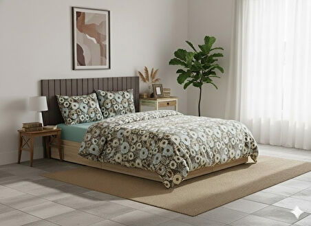 TENORRCLASS ÇİFT KİŞİLİK NEVRESİM TAKIMI GÜNEŞ BEJ