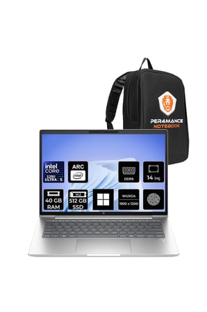 Elitebook 840 G11 Ultra 5 125H 40GB 512GB SSD 14" WUXGA W11H Dizüstü Bilgisayar & PER4 Çanta