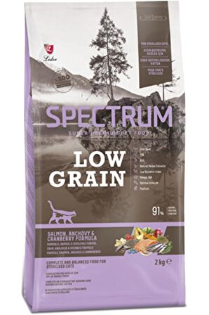 Low Grain Somonlu & Hamsili Kısırlaştırılmış Yetişkin Kedi Maması 12 Kg