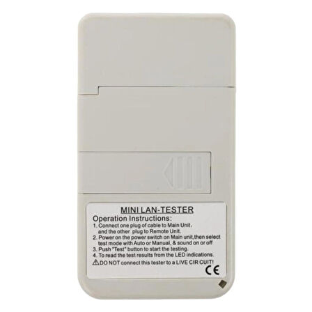 StarkTech STC-TL228 Mini RJ-45 Kablosu Test Cihazı