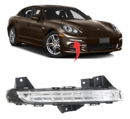 Porsche Panamera 2014-2017 Sağ Sis Farı Gündüz Ledi 97063108252