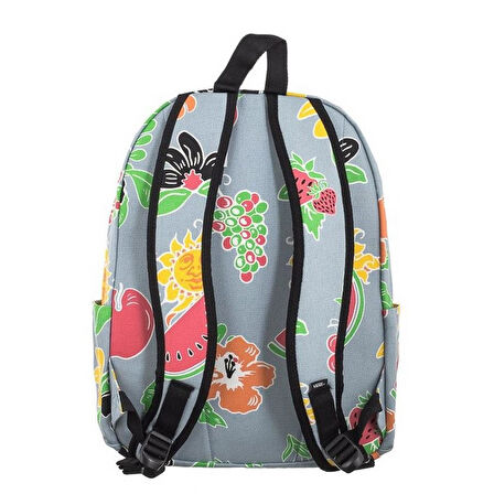 Vans Old Skool 22L Sırt Çantası Çiçekli Mavi