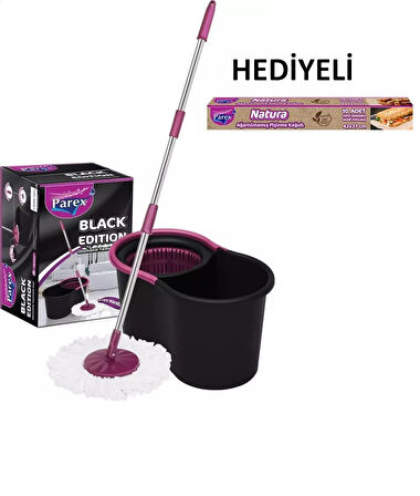 Parex Black Edition Otomatik Temizlik Seti - Pişirme Kağıdı Hediyeli