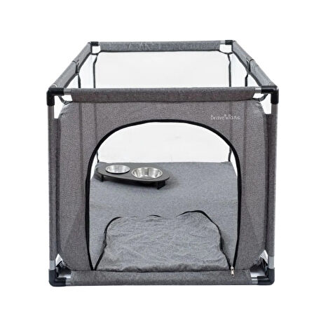 Reyo Brave Paws Köpek Oyun Evi, Kedi Köpek Doğum Evi, Köpek Çiti 70X110 cm