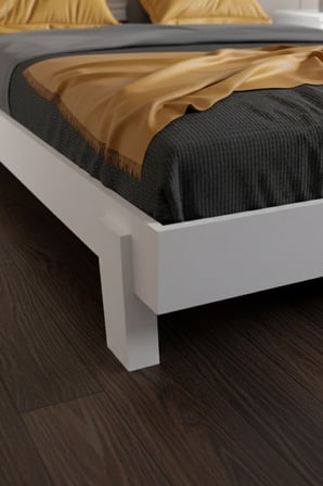 Damla Model 2 Başlıklı Masif Ahşap Karyola Kolay Kurulum Fırınlanmış İthal Sibirya Çamı 90x190 Yatak Uyumlu