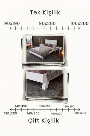 Hüma Model Dikey Başlıklı Masif Ahşap Karyola Kolay Kurulum Fırınlanmış İthal Sibirya Çamı 90x190 Yatak Uyumlu