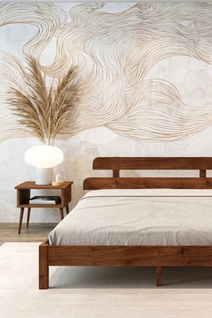 Lotus Model Masif Ahşap Karyola Kolay Kurulum Fırınlanmış İthal Sibirya Çamı 90x190 Yatak Uyumlu
