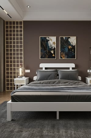 Lotus X Model Masif Ahşap Karyola Kolay Kurulum Fırınlanmış İthal Sibirya Çamı 90x190 Yatak Uyumlu
