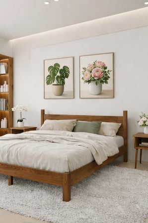 Mi̇rage Model Masif Ahşap Karyola Kolay Kurulum Fırınlanmış İthal Sibirya Çamı 90x190 Yatak Uyumlu