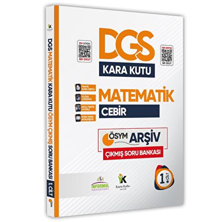 Dgs Matematiğin Kara Kutusu 1.cilt Konu Özetli Dijital Çözümlü Ösym Çıkmış Soru Havuzu Bankası