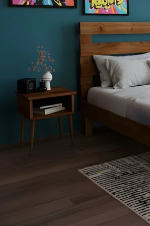 Urban New Model Masif Ahşap Karyola Ve 2 Adet Komodin Kolay Kurulum Fırınlanmış İ̇Thal Sibirya Çamı 90X190 Yatak Uyumlu 2 Adet Komodin
