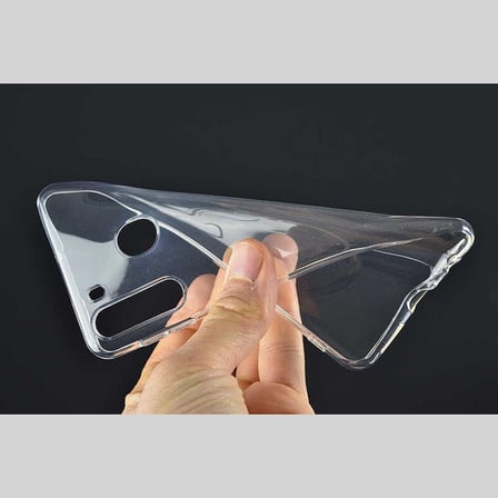 Gpack Samsung Galaxy A21 Kılıf Süper Silikon Arka KorumaNano Glass