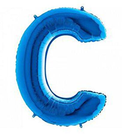 FOLYO BALON C HARF MAVİ 102CM