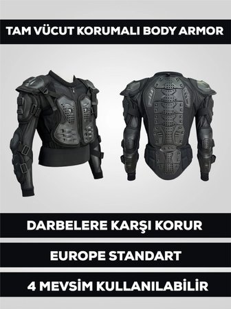 TURTLE Body Armor – Tam Vücut Korumalı Motosiklet Body Armour
