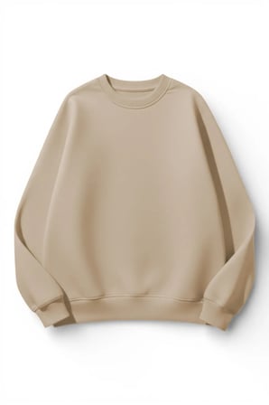 Unisex Yumuşak Dokulu Rome Baskılı Tasarım Oversize 3 İplik Bisiklet Yaka Sweatshirt
