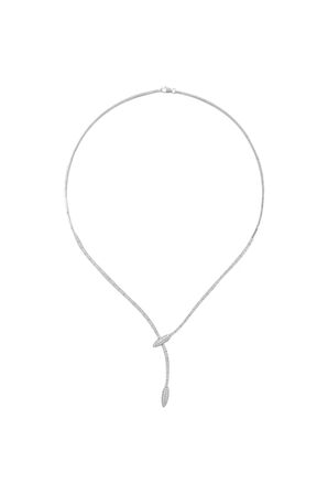 Elika Zirkon Taşlı Kadın Gümüş Kolye