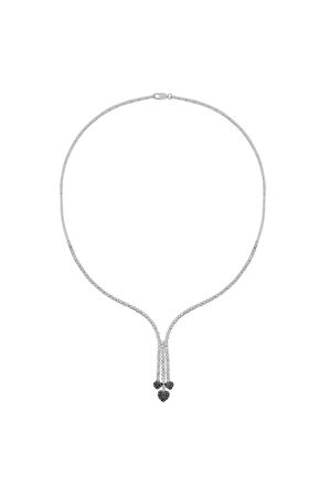 Tutku Zirkon Taşlı Kadın Suyolu Gümüş Kolye