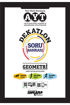 AYT Geometri Dekatlon Soru Bankası / A. Metuşlah Dalkıran / Ankara Yayıncılık / 9786052663073