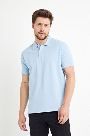 Erkek Basic 3-Lü Polo Yaka Tişört Siyah-Beyaz