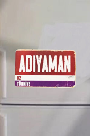 Adıyaman Şehir Temalı Buzdolabı Magneti