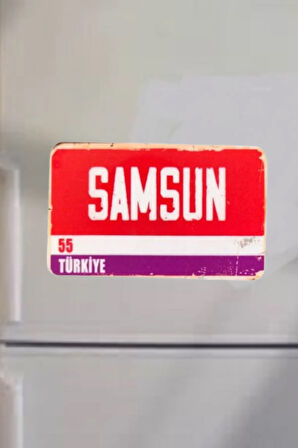 Samsun Şehir Temalı Buzdolabı Magneti