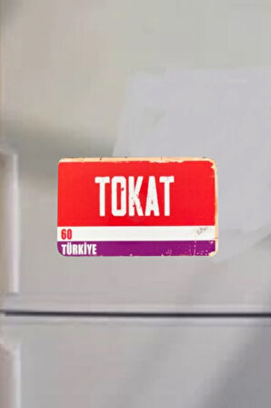 Tokat Şehir Temalı Buzdolabı Magneti