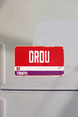 Ordu Şehir Temalı Buzdolabı Magneti