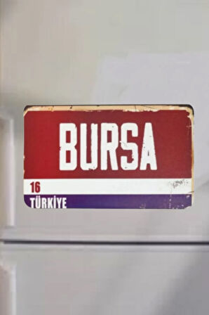 Bursa Şehir Temalı Buzdolabı Magneti