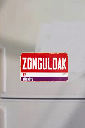 Zonguldak Şehir Temalı Buzdolabı Magneti