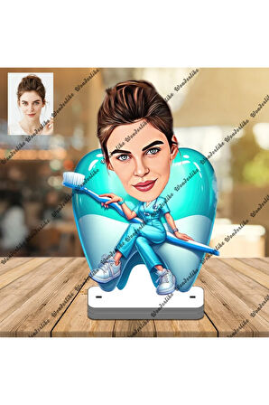 Diş Doktoru 3d Ahşap Biblo,sevgiliye Hediye,doğum Günü He