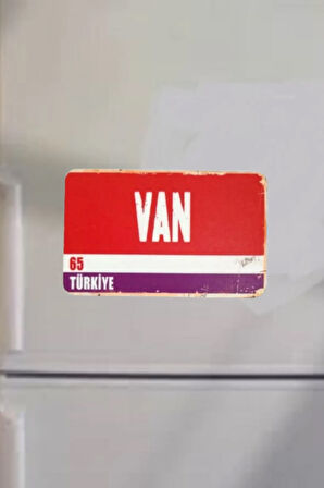 Van Şehir Temalı Buzdolabı Magneti