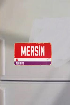 Mersin Şehir Temalı Buzdolabı Magneti