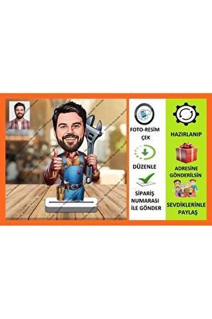 Usta Karikatür Biblo,Sevgiliye Hediye,Doğum Günü Hediyesi