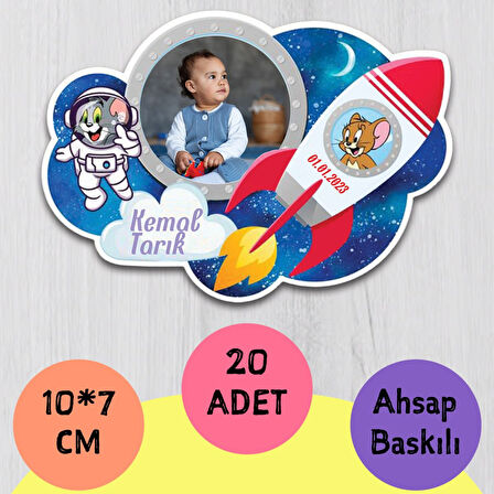 20 Adet Resimli Magnet