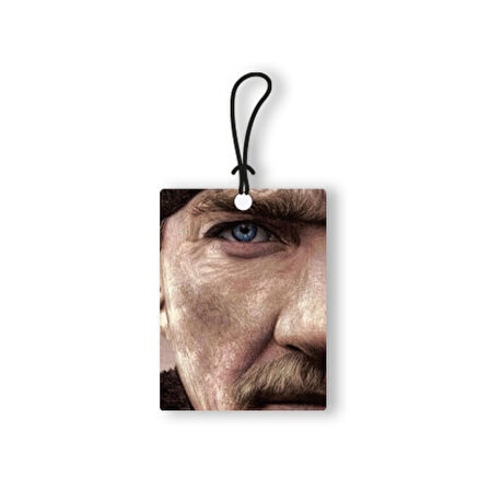Atatürk 3 Ahşap Oto Dikiz Ayna Süsü