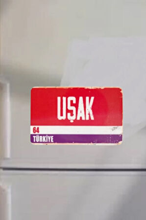 Uşak Şehir Temalı Buzdolabı Magneti