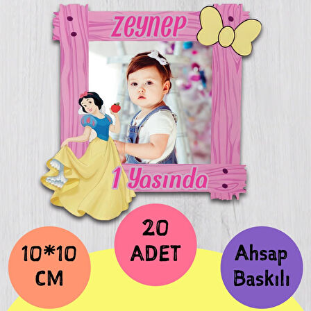 Prenses Tasarımlı Magnet 20 Adet