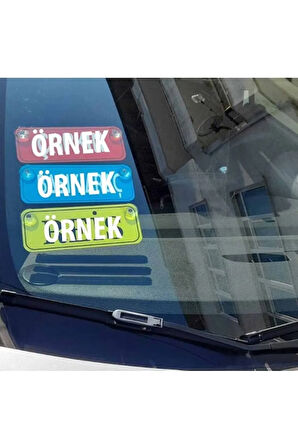 Take Away Yazılı Sök-Tak-Pratik Vantuzlu Yeni Nesil Dekor Plaka