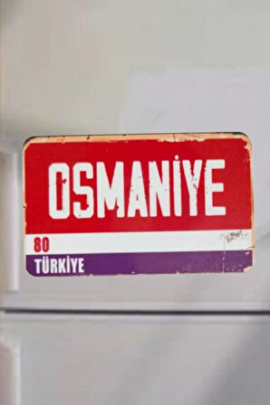 Osmaniye Şehir Temalı Buzdolabı Magneti