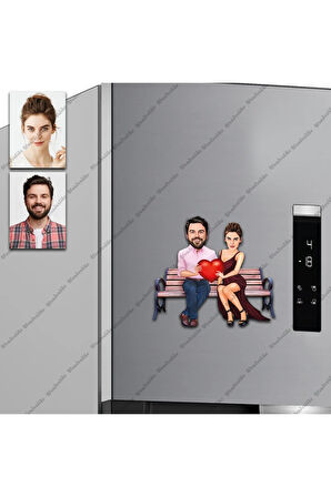 Sevgili Tasarımlı Buzdolabı Magneti/Resim Gönder Magnet Olsun
